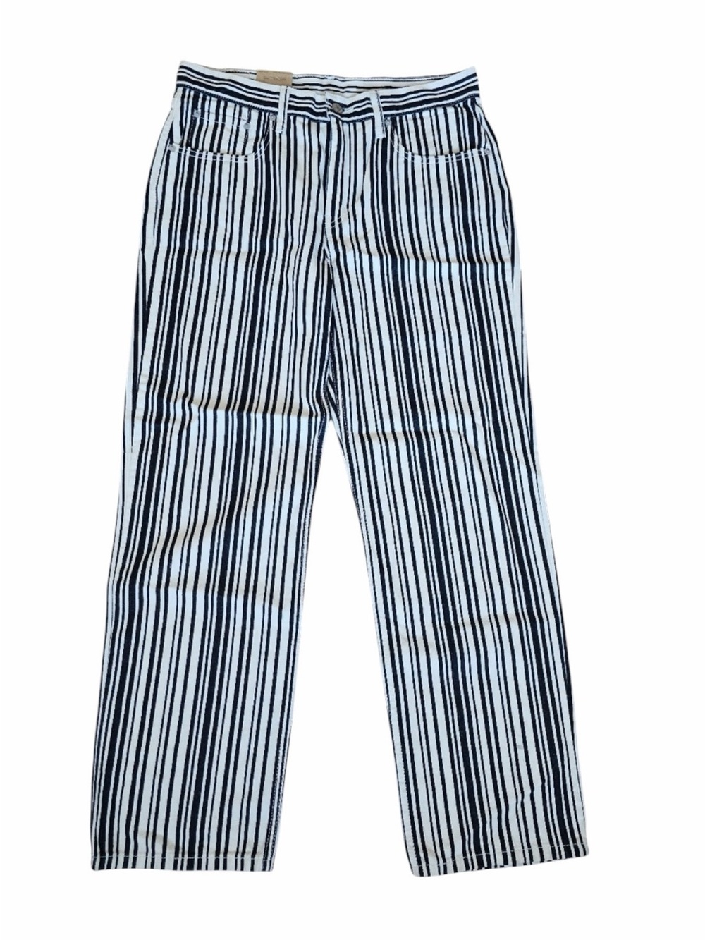 Levi's Women's Low Pro Striped Straight Leg Jeans NWT - Picture 2 of 7